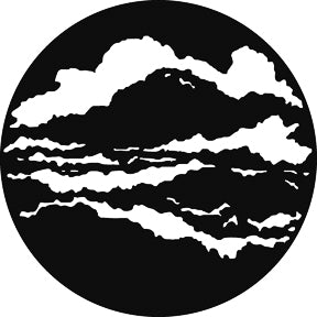 G508 Cloud - Rosco GAM Standard Steel Gobo