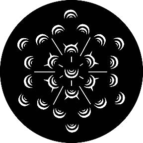 G532 Fountain - Rosco GAM Standard Steel Gobo