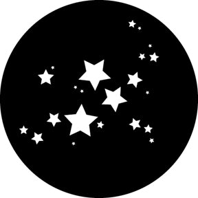 G555 Star Cluster - Rosco GAM Standard Steel Gobo