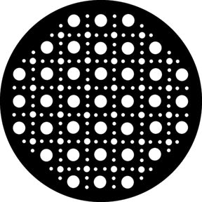 G556 Grille 1 - Rosco GAM Standard Steel Gobo