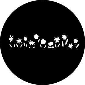 G573 Fairytale Flowers - Rosco GAM Standard Steel Gobo