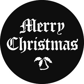 G576 Merry Christmas - Rosco GAM Standard Steel Gobo