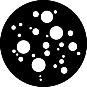 G599 Small Dots - Rosco GAM Standard Steel Gobo