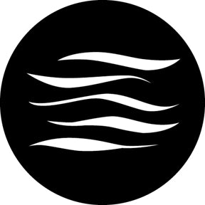 G634 Waves 2 - Rosco GAM Standard Steel Gobo