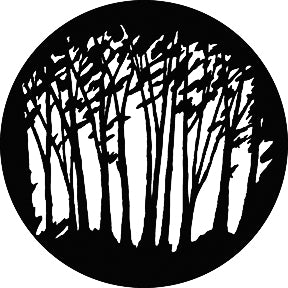 G654 Slender Trees - Rosco Standard Steel Gobo