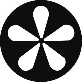 G665 Pinwheel 2 - Rosco GAM Standard Steel Gobo