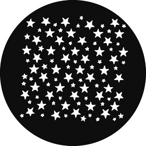 G685 Star Breakup SQ - Rosco GAM Standard Steel Gobo