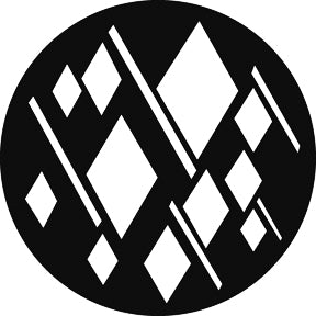 G698 Argyle Breakup - Rosco GAM Standard Steel Gobo