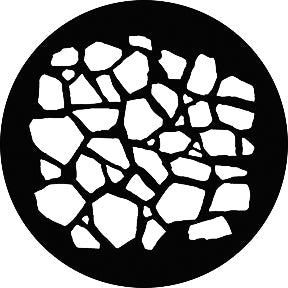 G702 Flagstone Large - Rosco GAM Standard Steel Gobo