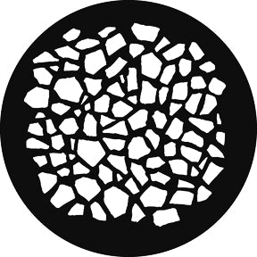 G703 Flagstone Small - Rosco GAM Standard Steel Gobo