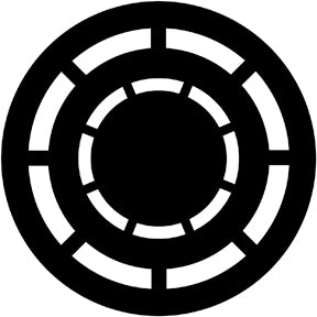 71013 Concentric Rings 2  Rosco Stainless Steel Gobo