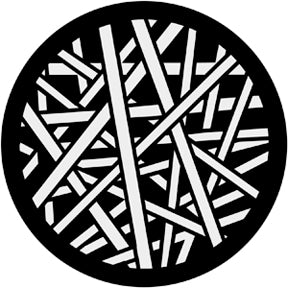71018 Cross Stripes - Rosco Standard Steel Gobo