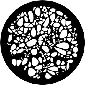 71043 Pebble Dash  Rosco Stainless Steel Gobo