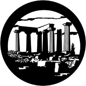 71057 Temple Of Apollo  Rosco Stainless Steel Gobo