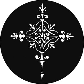 G711 Iron Cross - Rosco GAM Standard Steel Gobo