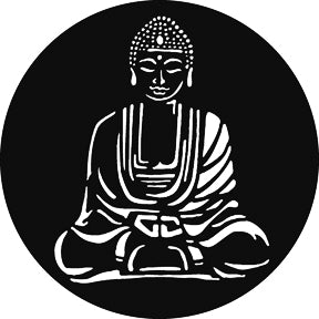 G716 Buddha - Rosco GAM Standard Steel Gobo