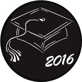 71999 Graduation cap w/year - Rosco Standard Steel Gobo
