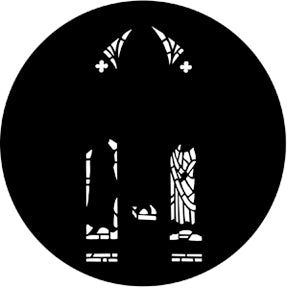 73611 Stained Glass Comp-green  Rosco Stainless Steel Gobo