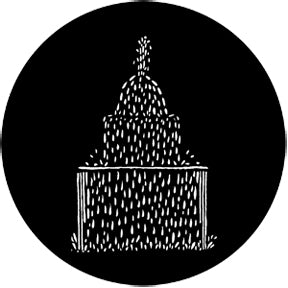 73624 Fountain D  Rosco Stainless Steel Gobo