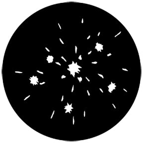 73652 Fireworks 3B - Rosco Standard Steel Gobo