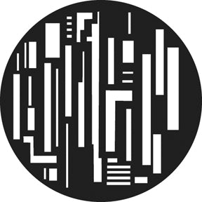 G740 Linear City B - Rosco GAM Standard Steel Gobo