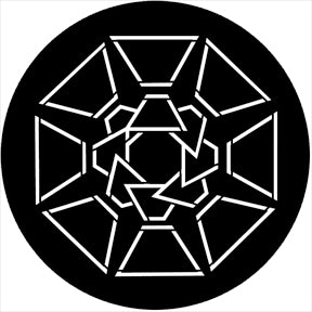 74020 Motion Gobo - Symmetric20  Rosco Stainless Steel Gobo