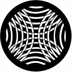 74022 Motion Gobo - Symmetric22  Rosco Stainless Steel Gobo