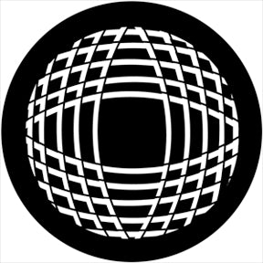 74023 Motion Gobo - Symmetric23  Rosco Stainless Steel Gobo