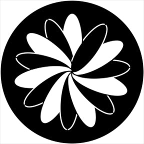 74052 Motion Gobo - Organic2  Rosco Stainless Steel Gobo