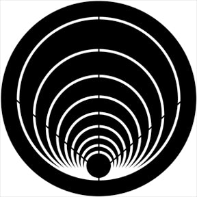 74054 Motion Gobo - Organic4  Rosco Stainless Steel Gobo