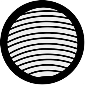 74066 Organic 16 - Rosco Standard Steel Gobo
