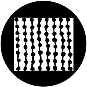 76501 Wobbly Abacus - Rosco Standard Steel Gobo