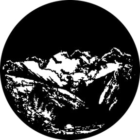 76504 Mountain 2 - Rosco Standard Steel Gobo