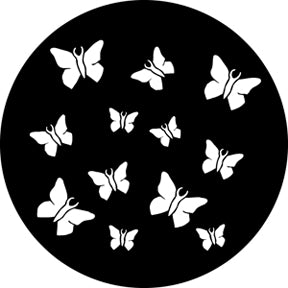76508 Butterflies - Rosco Standard Steel Gobo
