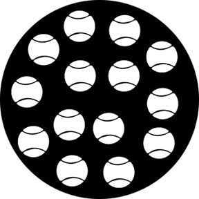 76510 Tennis Balls  Rosco Stainless Steel Gobo