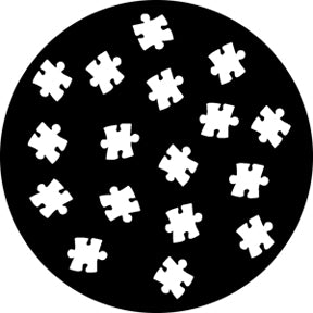 76513 Jigsaw Pieces  Rosco Stainless Steel Gobo