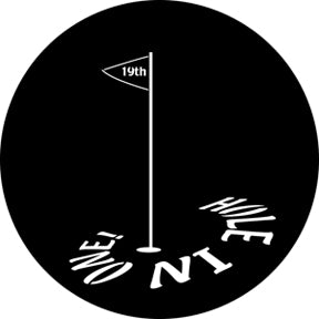 76525 19th Hole - Rosco Standard Steel Gobo