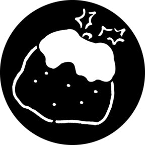 76537 Xmas Pudding - Rosco Standard Steel Gobo