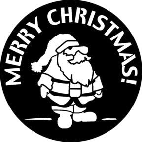 76538 Merry Christmas 2 - Rosco Standard Steel Gobo