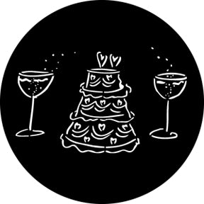 76544 Wedding Cake - Rosco Standard Steel Gobo