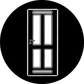 76568 Classic Door  Rosco Stainless Steel Gobo