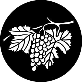 76578 Hanging Grapes  Rosco Stainless Steel Gobo