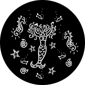 76584 Mermaid  Rosco Stainless Steel Gobo