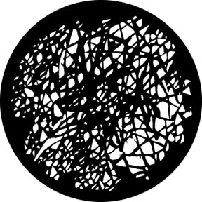 76594 Tangled Breakup - Rosco Standard Steel Gobo