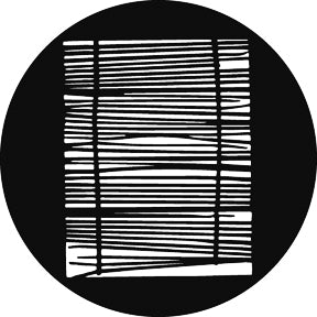G767 Old Blinds - Rosco GAM Standard Steel Gobo