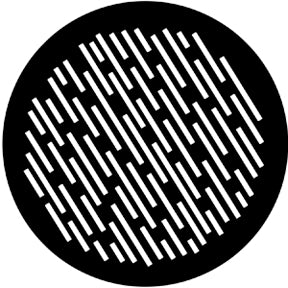 77012 Rain A - Rosco Standard Steel Gobo