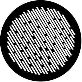77022 Rain B  Rosco Stainless Steel Gobo