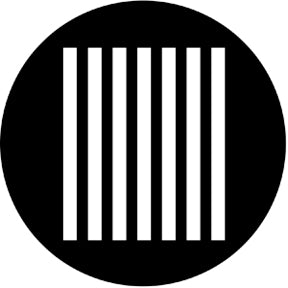 77090 Bars - Rosco Standard Steel Gobo