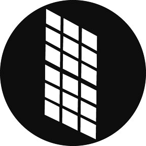 G771 Office Window 8 - Rosco GAM Standard Steel Gobo