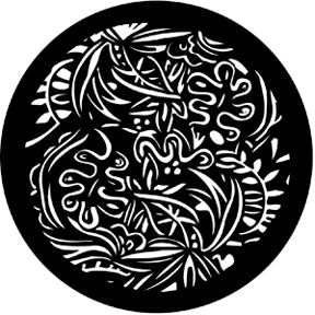 77212 Tropical Flora  Rosco Stainless Steel Gobo